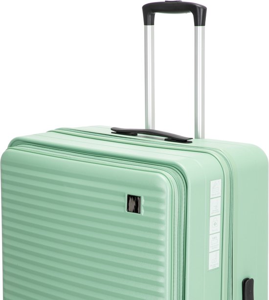 2-delige Harde Trolleyset met Laptopvak - Berlijn