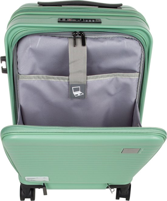 Hardshellkoffer met laptopvak – Wenen