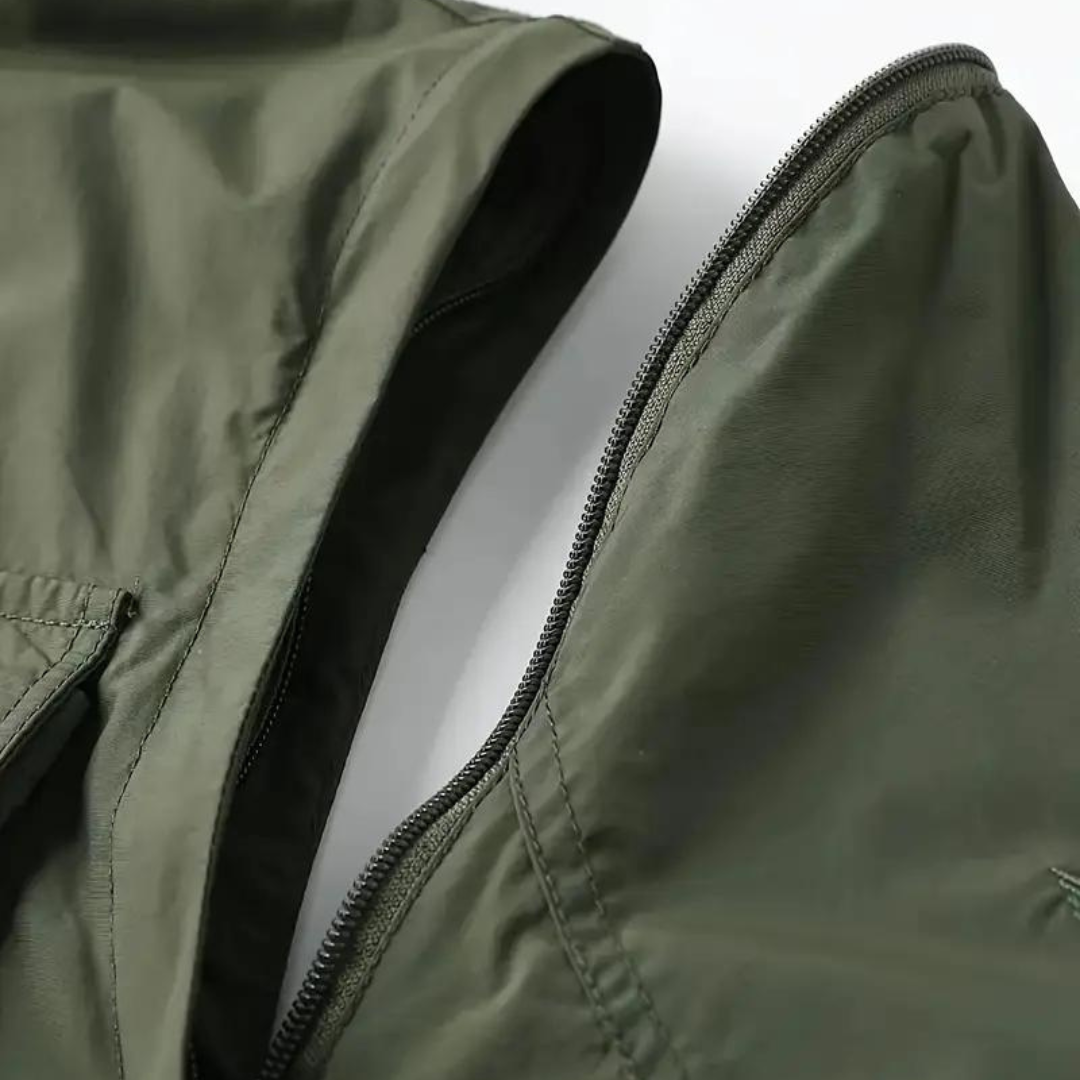 Heren overgangsjas waterafstotend met afneembare capuchon – Leif