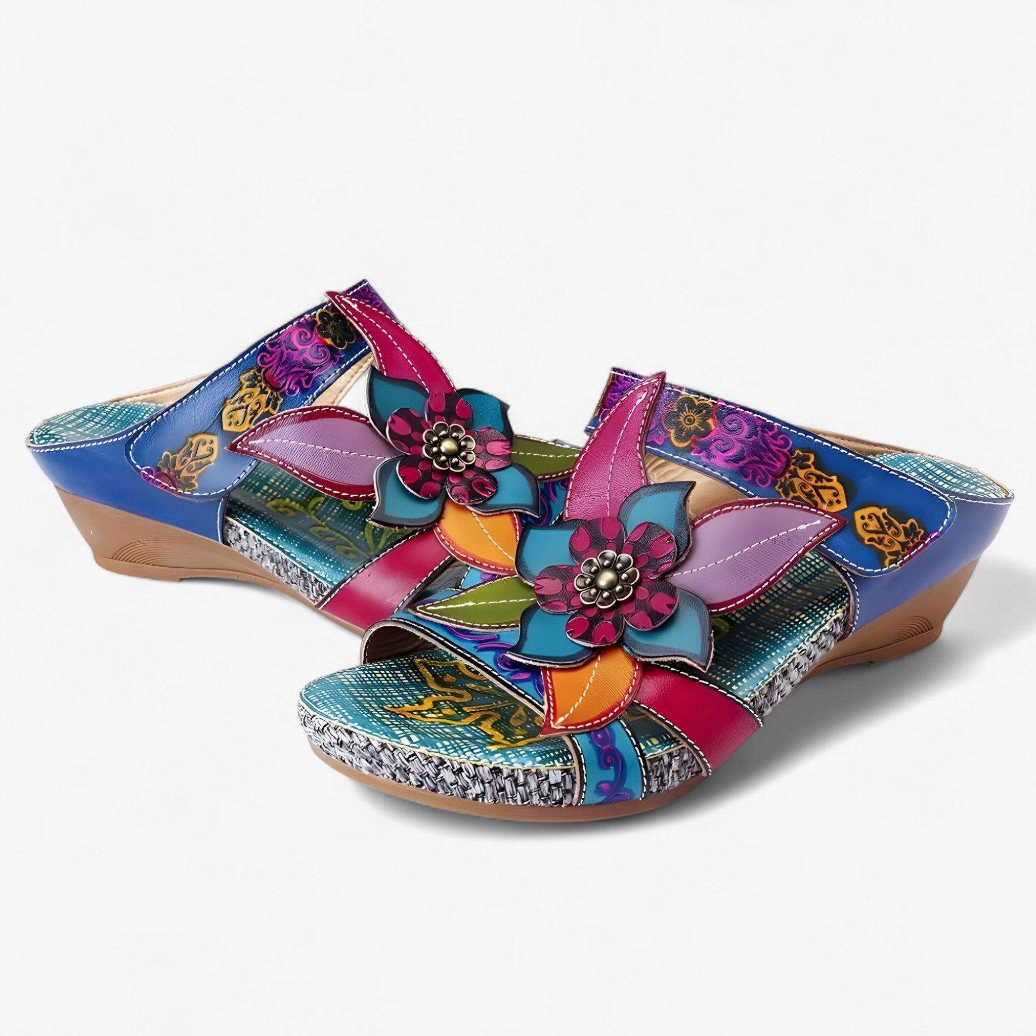 Boho sandalen voor dames met gevlochten banden – BohoStep Dolly