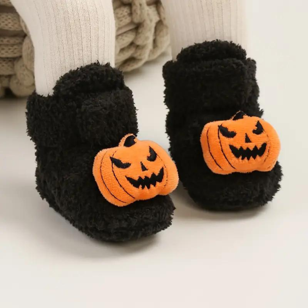 Kinder Halloween Sloffen met Cartoonprint – SpookySteps