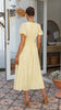Boho-maxi jurk met V-hals en knopenrij – Yara