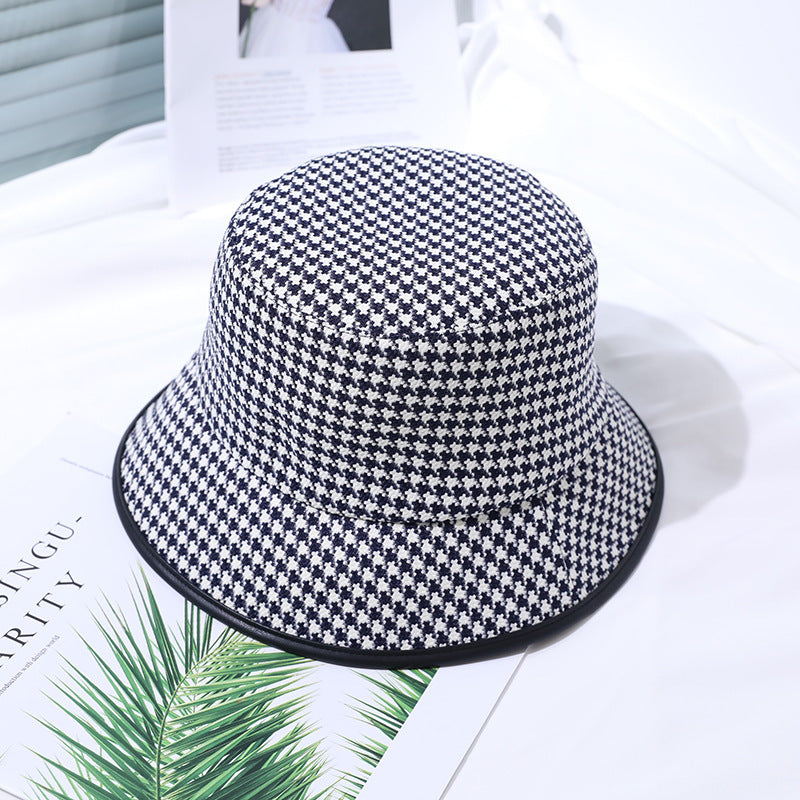 Lichte dames bucket hat van stof voor de zomer – Lindsay