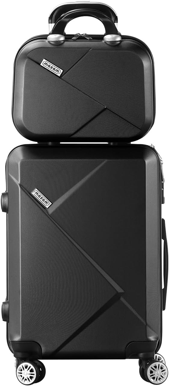 2-delige ABS Harde Koffer Set met TSA-slot & 360° Draaiwielen