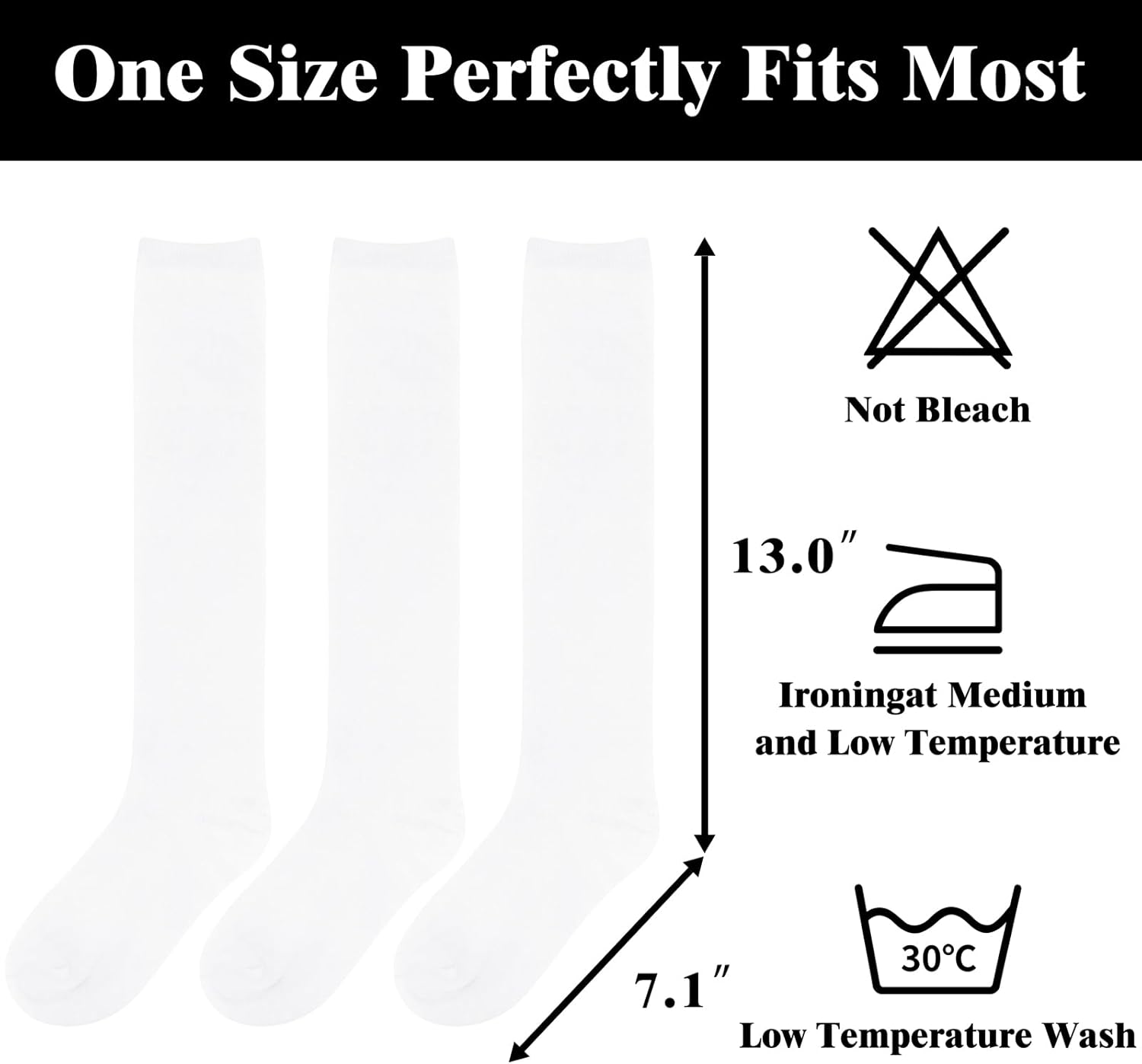 Knee High Sokken - Lila