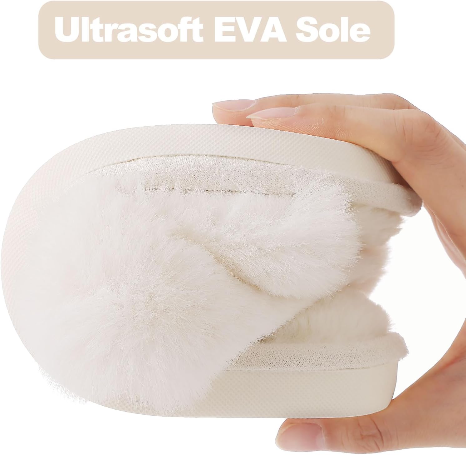 Fuzzy Slippers met Memory Foam - CloudStep