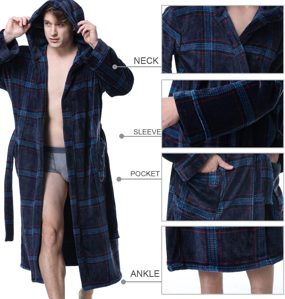 Luxe Heren Badjas met Capuchon - Lars