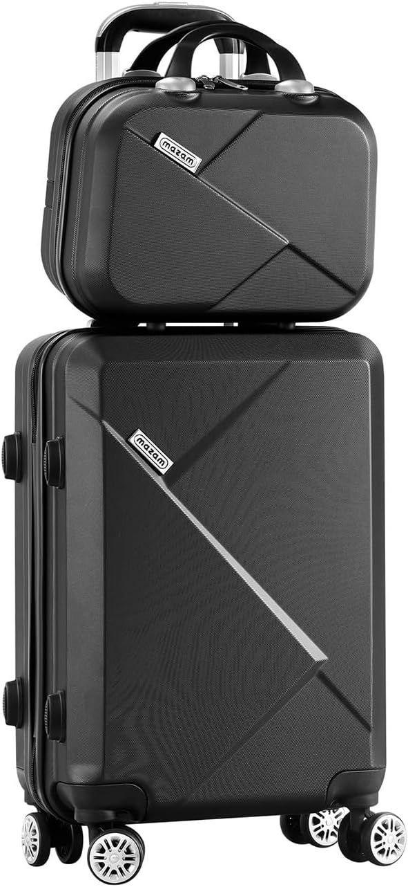 2-delige ABS Harde Koffer Set met TSA-slot & 360° Draaiwielen