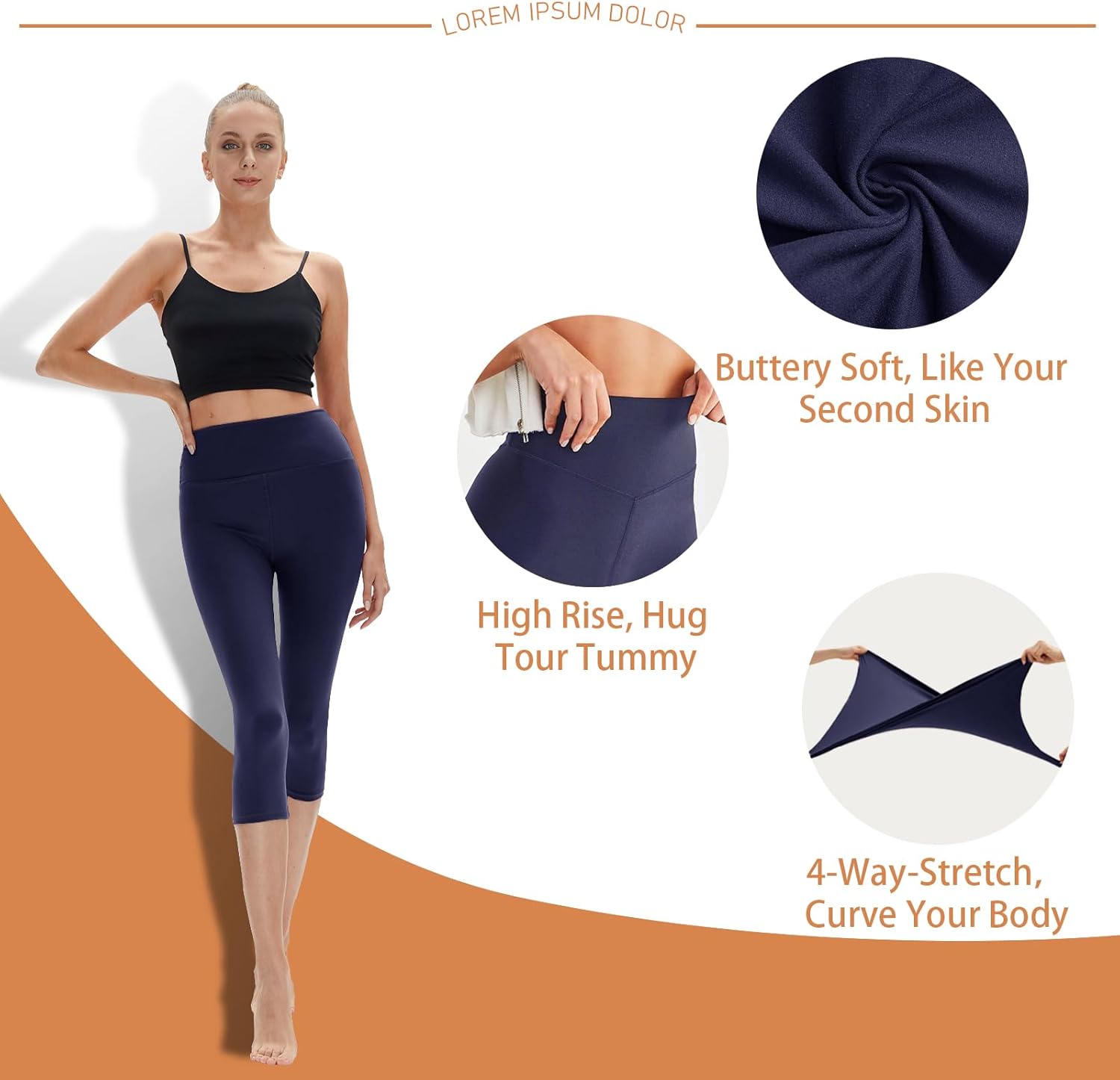 LuxeFit High-Waisted Leggings - Selene