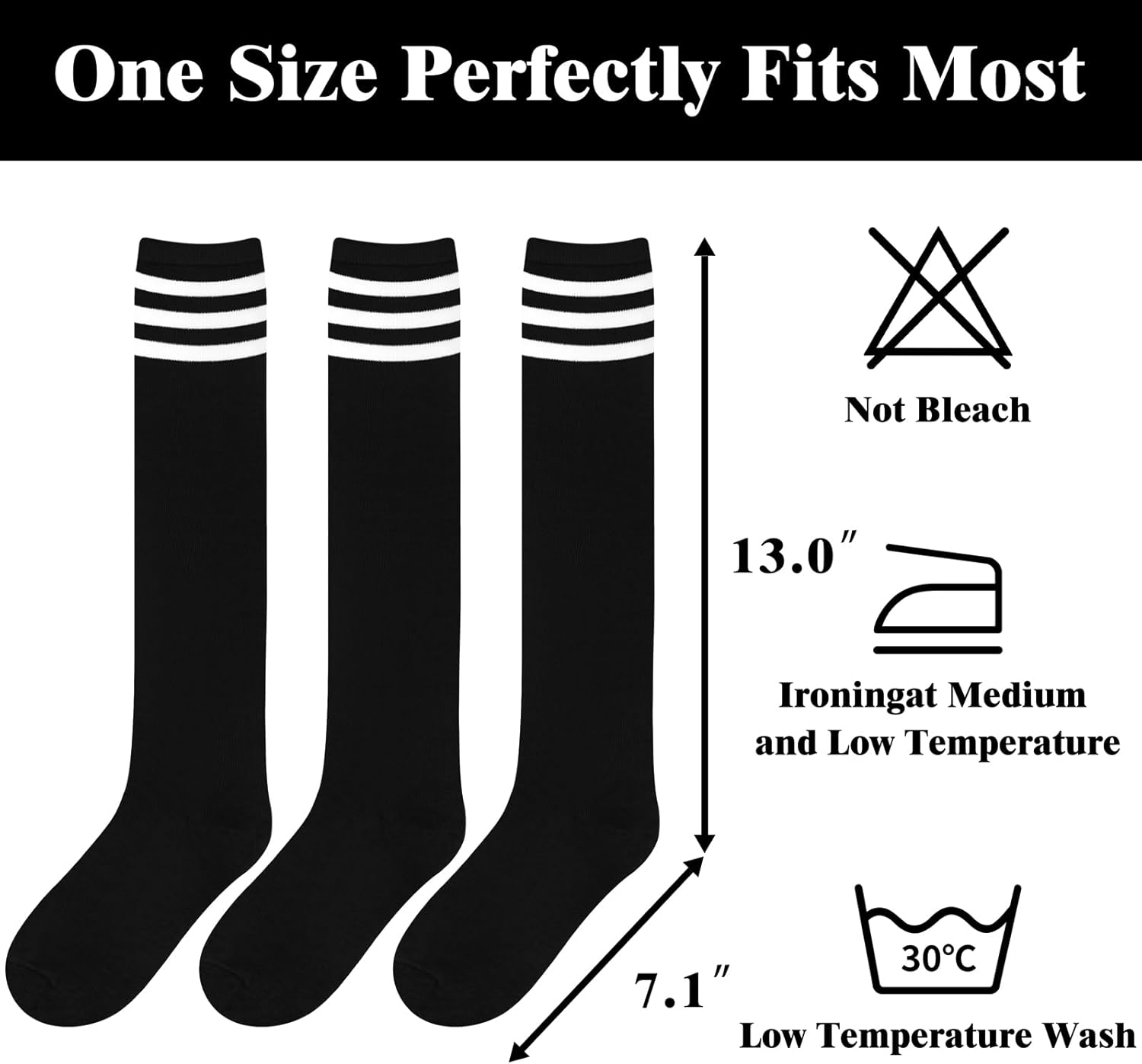 Knee High Sokken - Lila