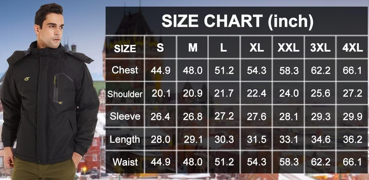 Waterdichte Heren Winterjas - Max