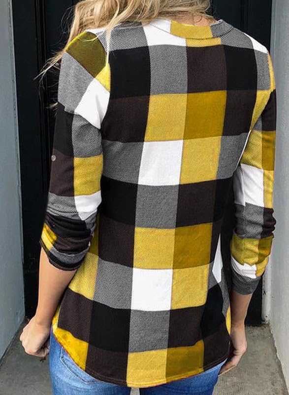 Stijlvolle Casual Geruite Damesblouse - Lara