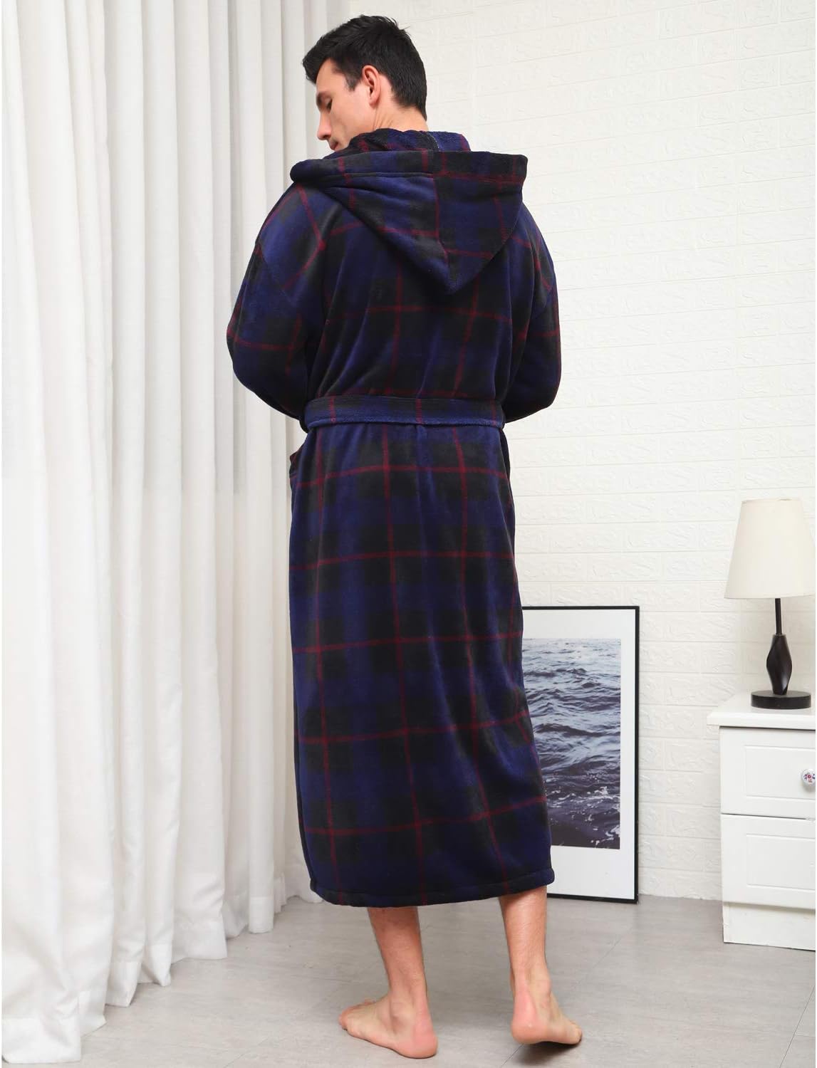 Luxe Heren Badjas met Capuchon - Lars