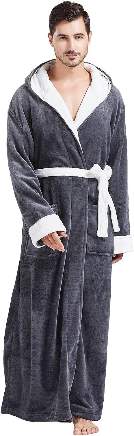 Comfortabele Flanellen Heren Badjas - James