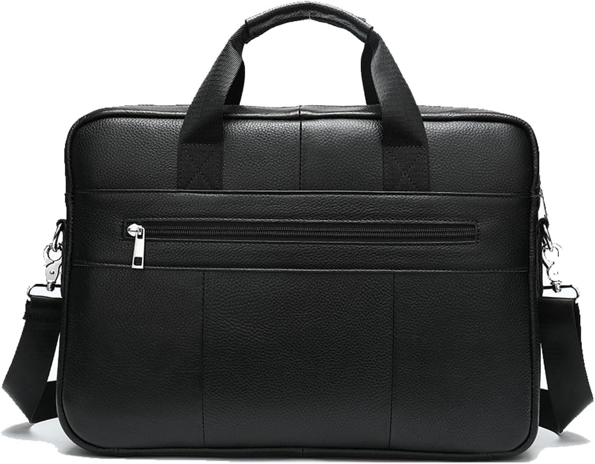 Premium Koeienleren 15” Business Actetas met Organizer Vakken
