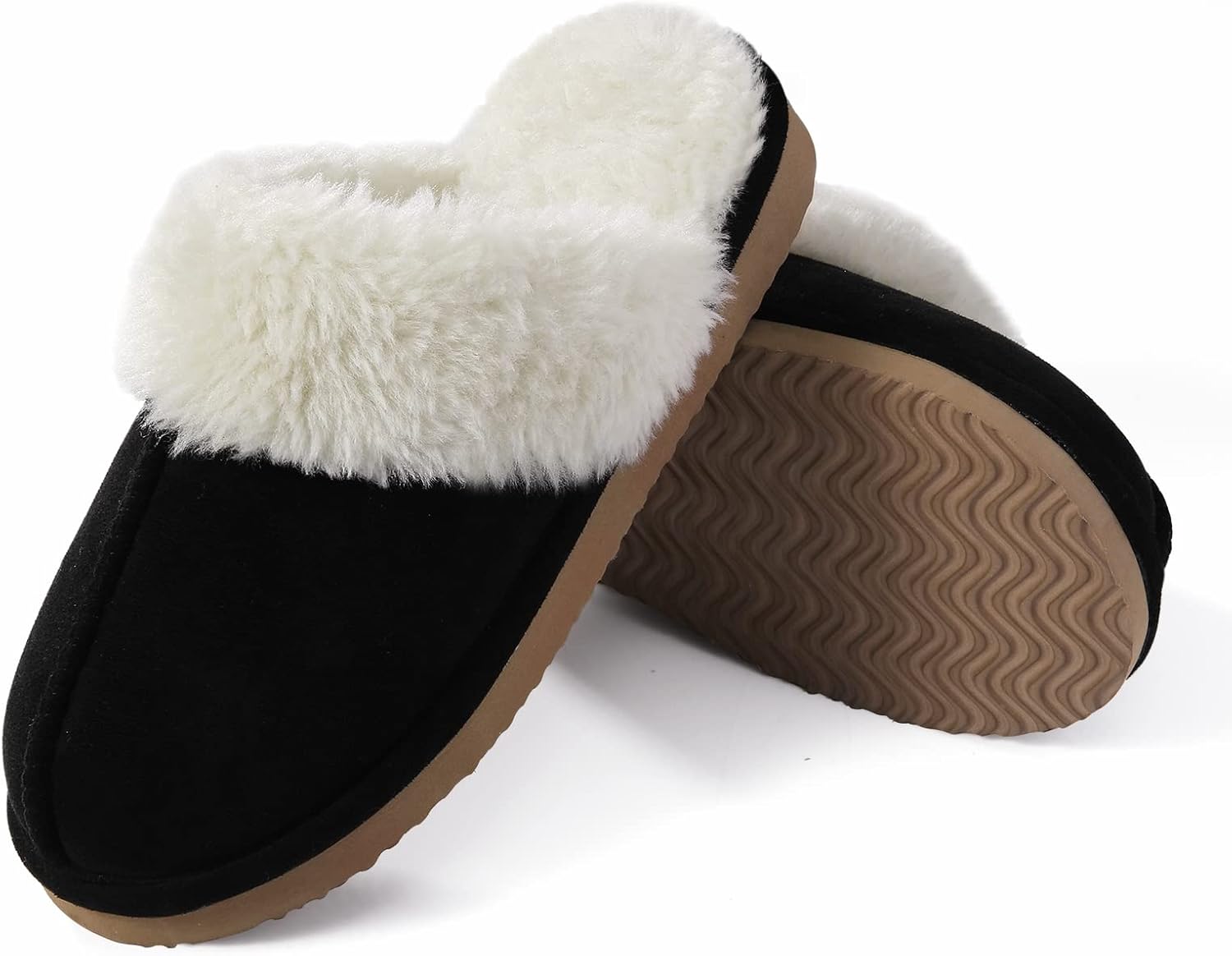 Fuzzy Memory Foam Pantoffels - SoftStep