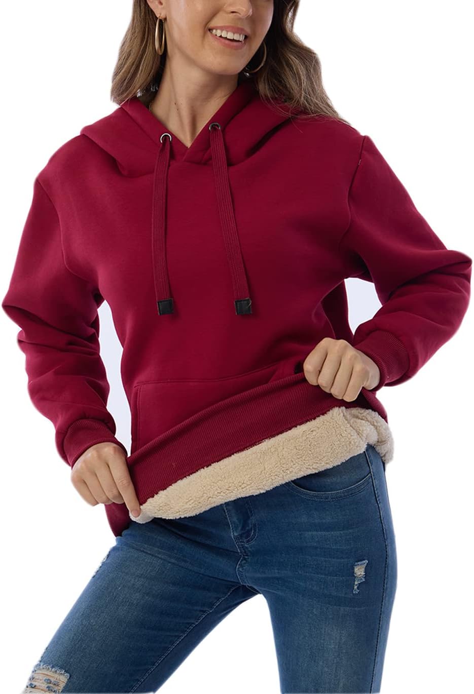 Dames Casual Gevoerde Hoodie - Lilly