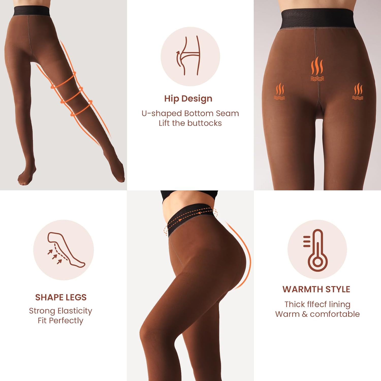 Fleecegevoerde Panty - Nova