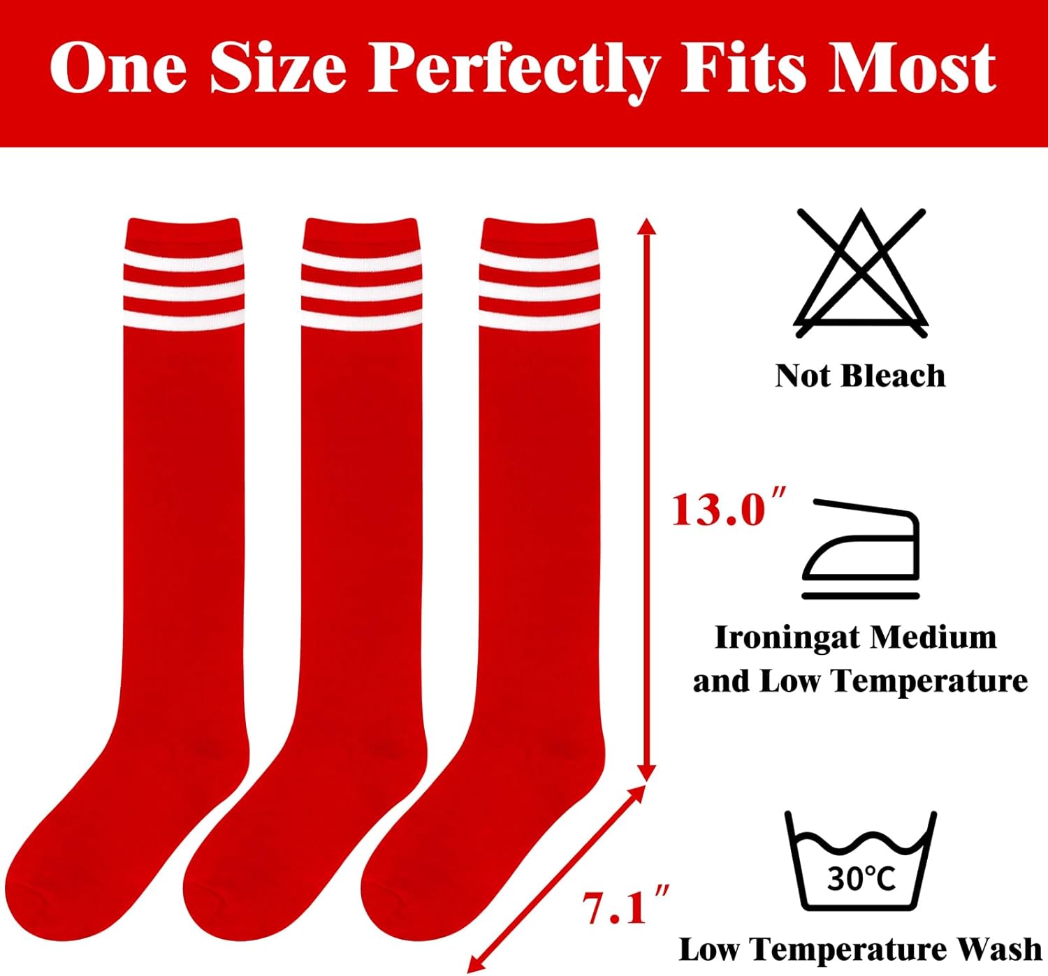 Knee High Sokken - Lila