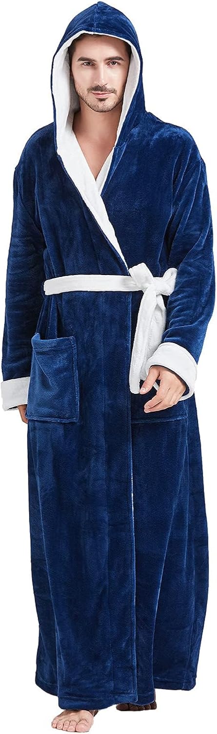 Comfortabele Flanellen Heren Badjas - James