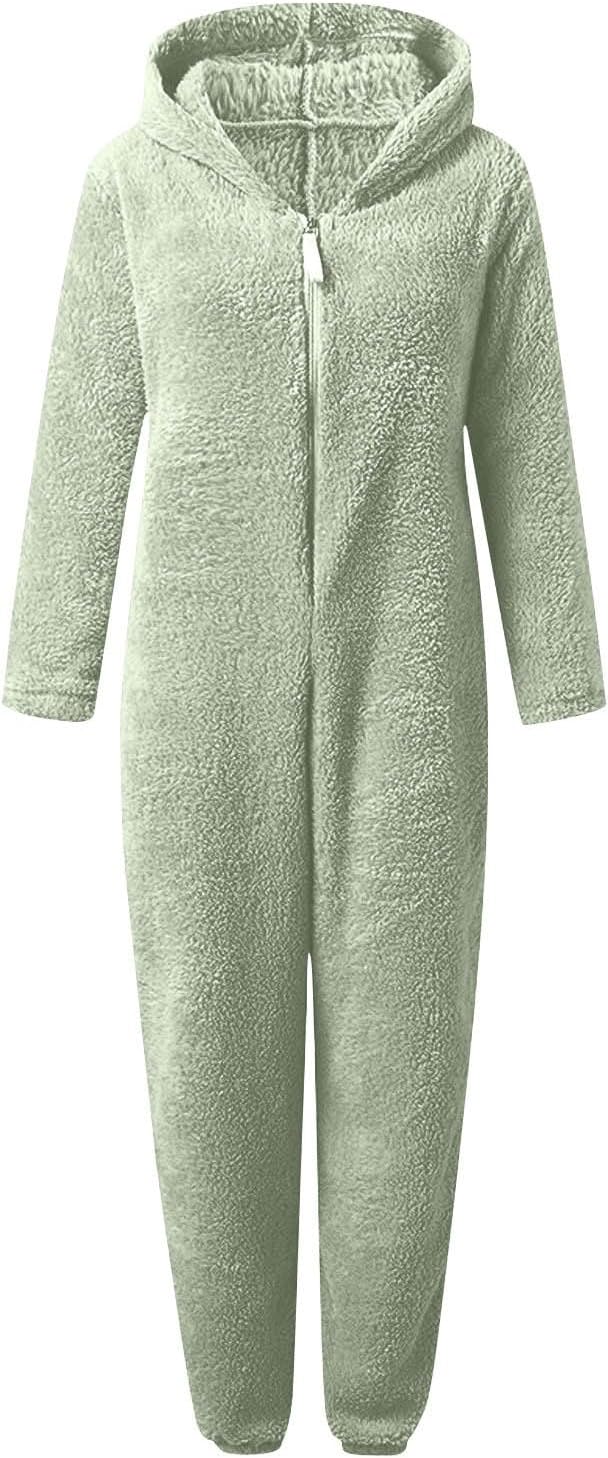 Sherpa Fuzzy Onesie met Capuchon - CozyCat