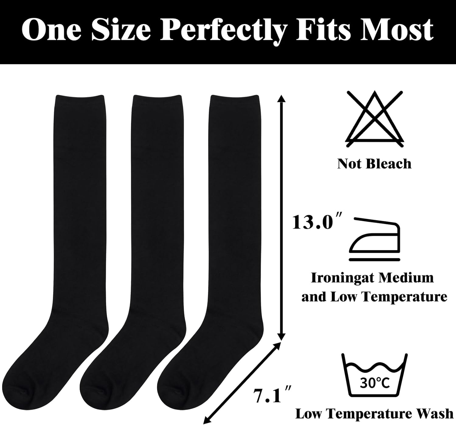 Knee High Sokken - Lila