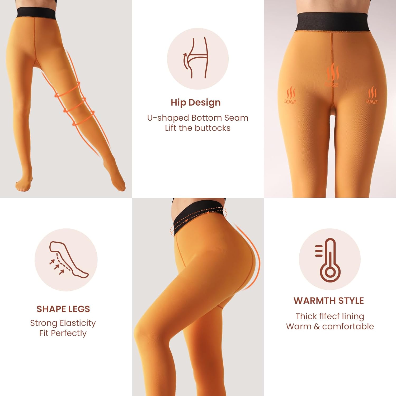 Fleecegevoerde Panty - Nova