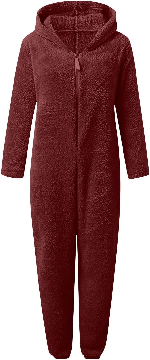 Sherpa Fuzzy Onesie met Capuchon - CozyCat