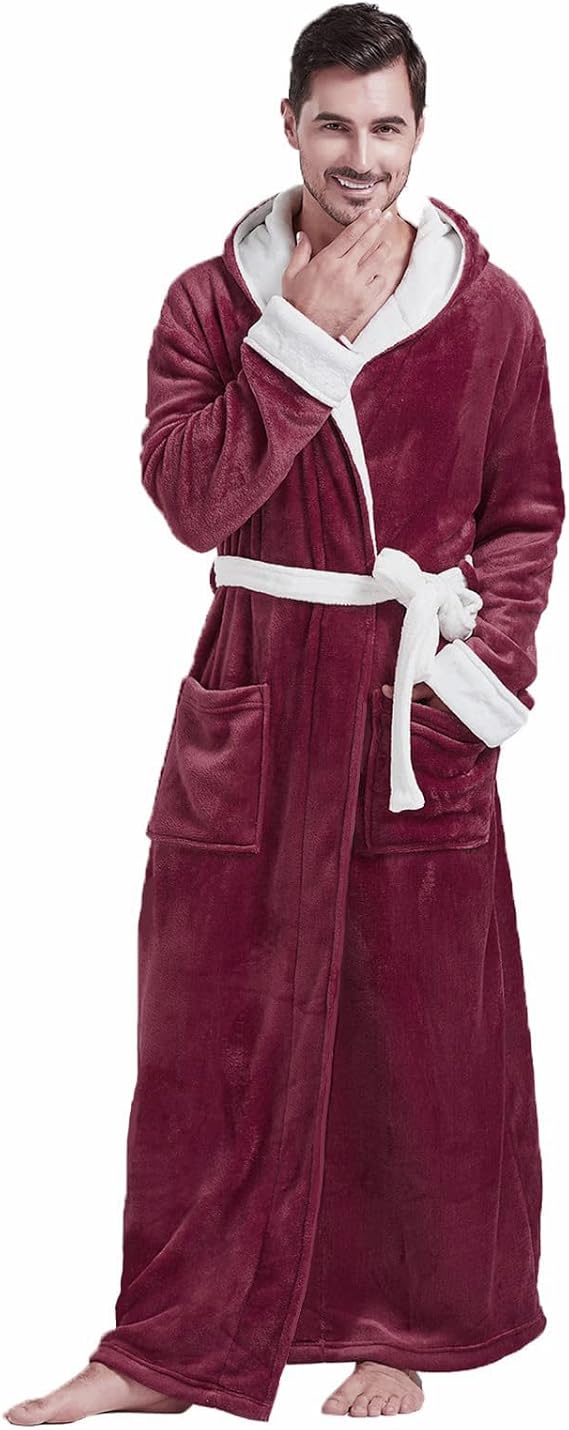 Comfortabele Flanellen Heren Badjas - James