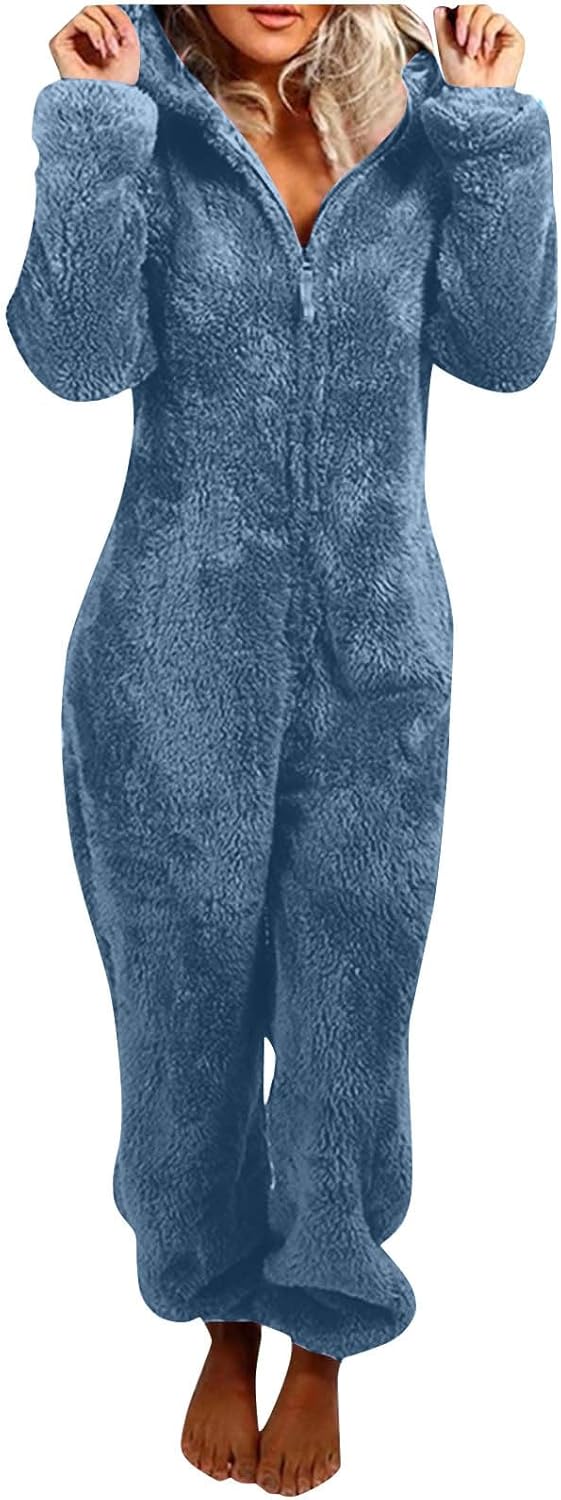 Sherpa Fuzzy Onesie met Capuchon - CozyCat