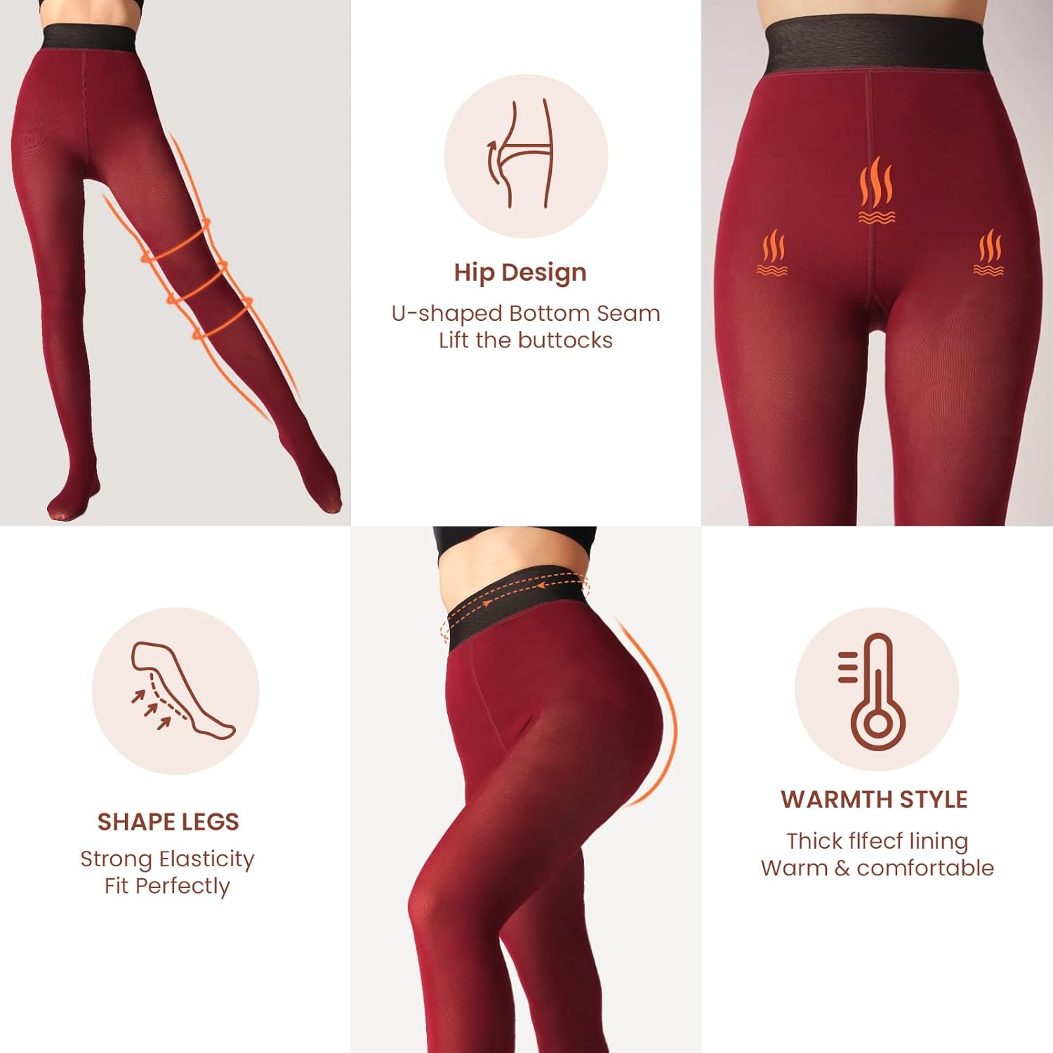 Fleecegevoerde Panty - Nova