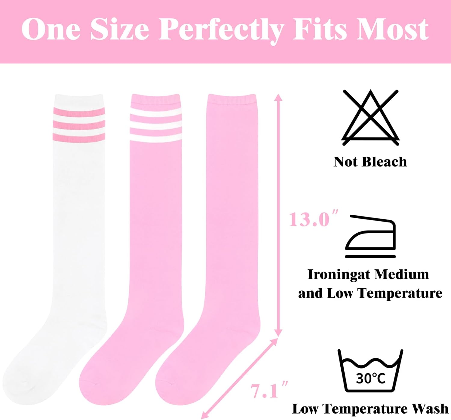 Knee High Sokken - Lila