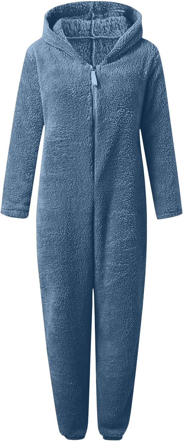 Sherpa Fuzzy Onesie met Capuchon - CozyCat