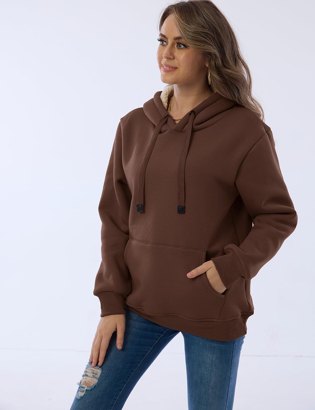 Dames Casual Gevoerde Hoodie - Lilly