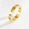 Trendy Romeinse Cijfer Ring - Aurielle