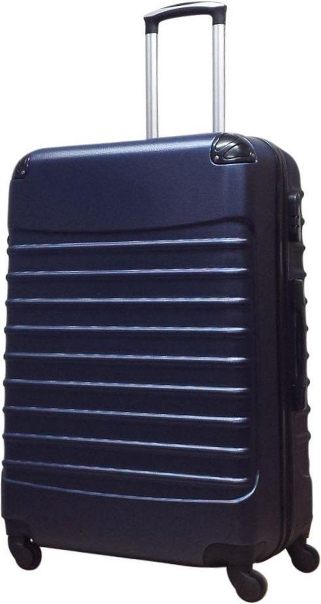 2-Delige Donkerblauwe Hardcase Kofferset – Monaco