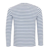 Gestreept Henley Shirt Met Lange Mouwen – Dorian