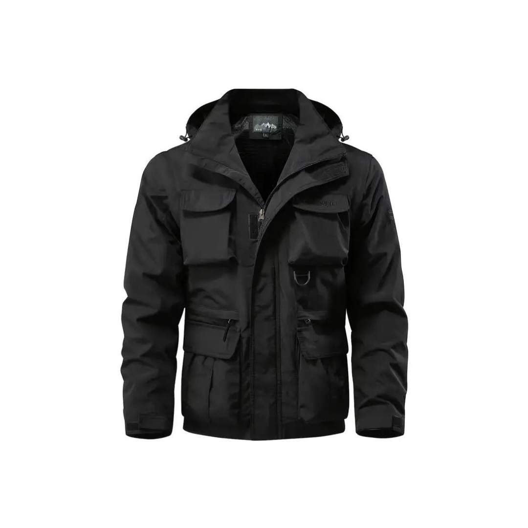 Heren overgangsjas waterafstotend met afneembare capuchon – Leif