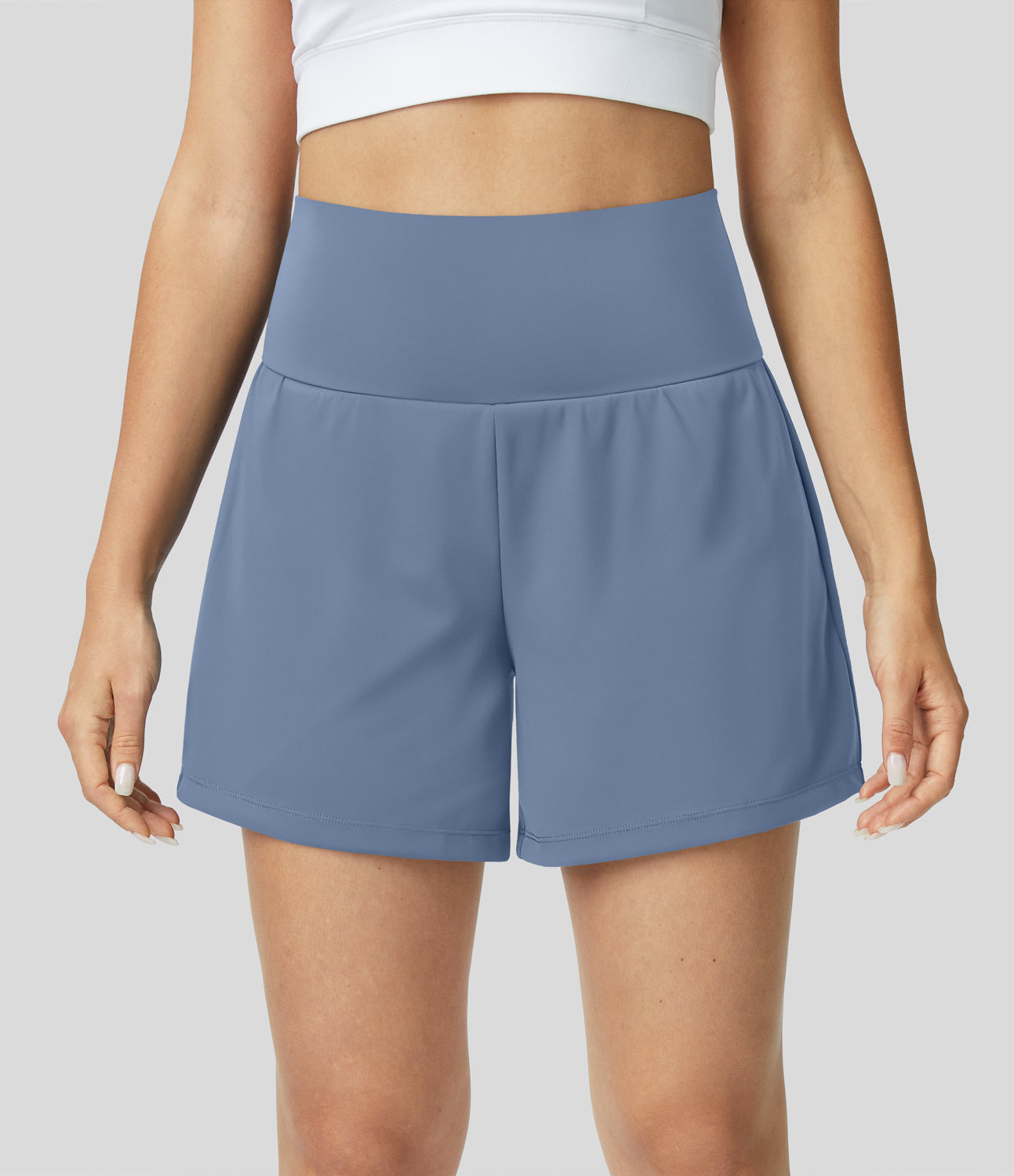 Ademende & Sneldrogende High-Waist Dames Fitnessshorts – Mirabella