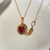 Vintage Edelsteen Ketting - Celeste
