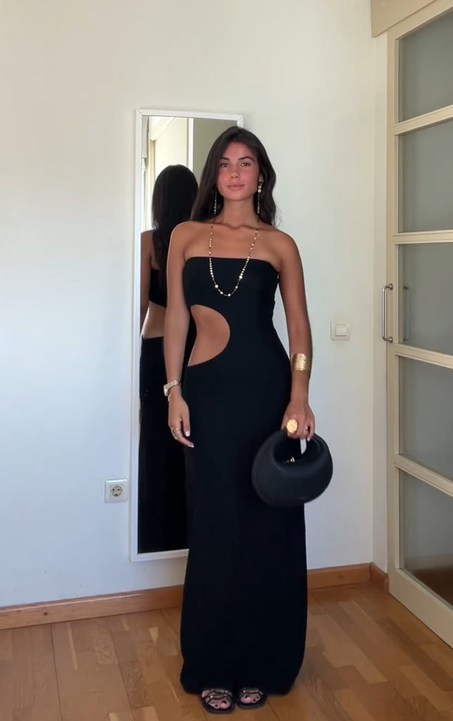 Trendy Bandeau Zomerjurk met Stretch Pasvorm - Viviane