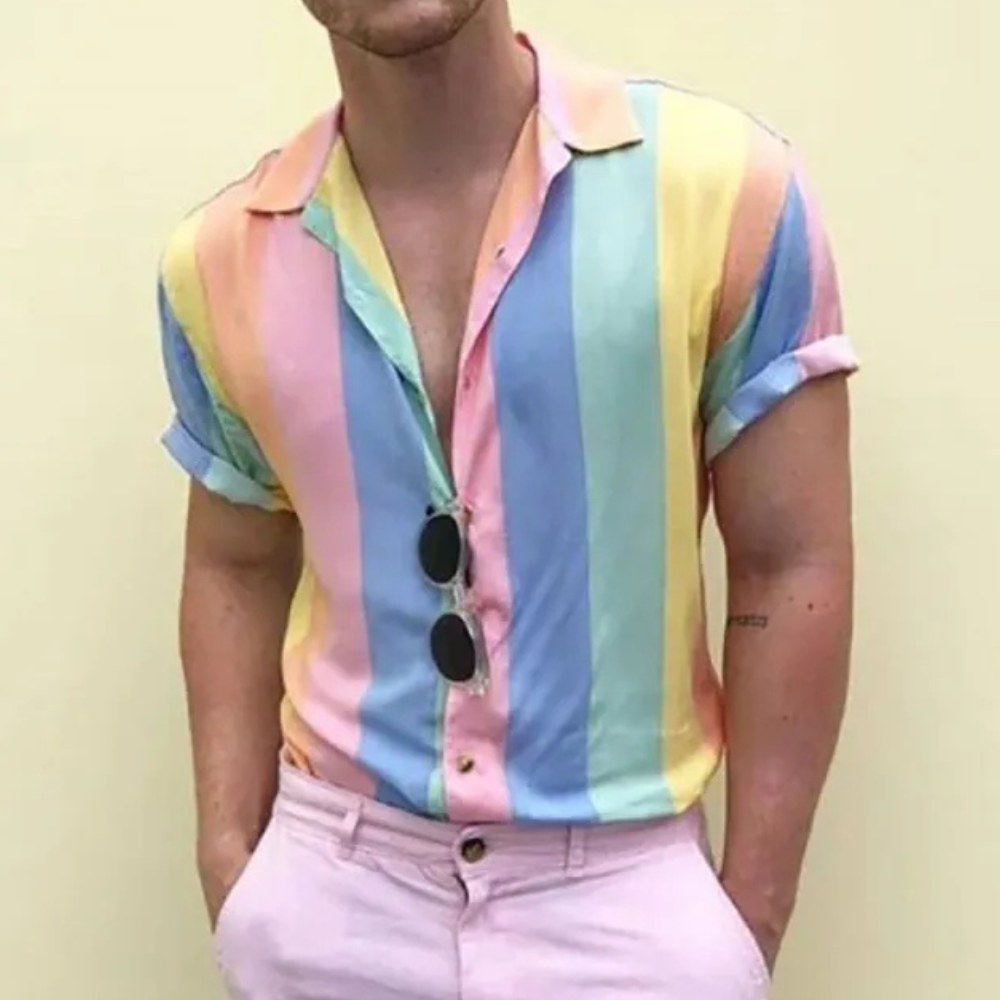 Kleurrijk Gestreept Overhemd voor Heren - Lorenzo