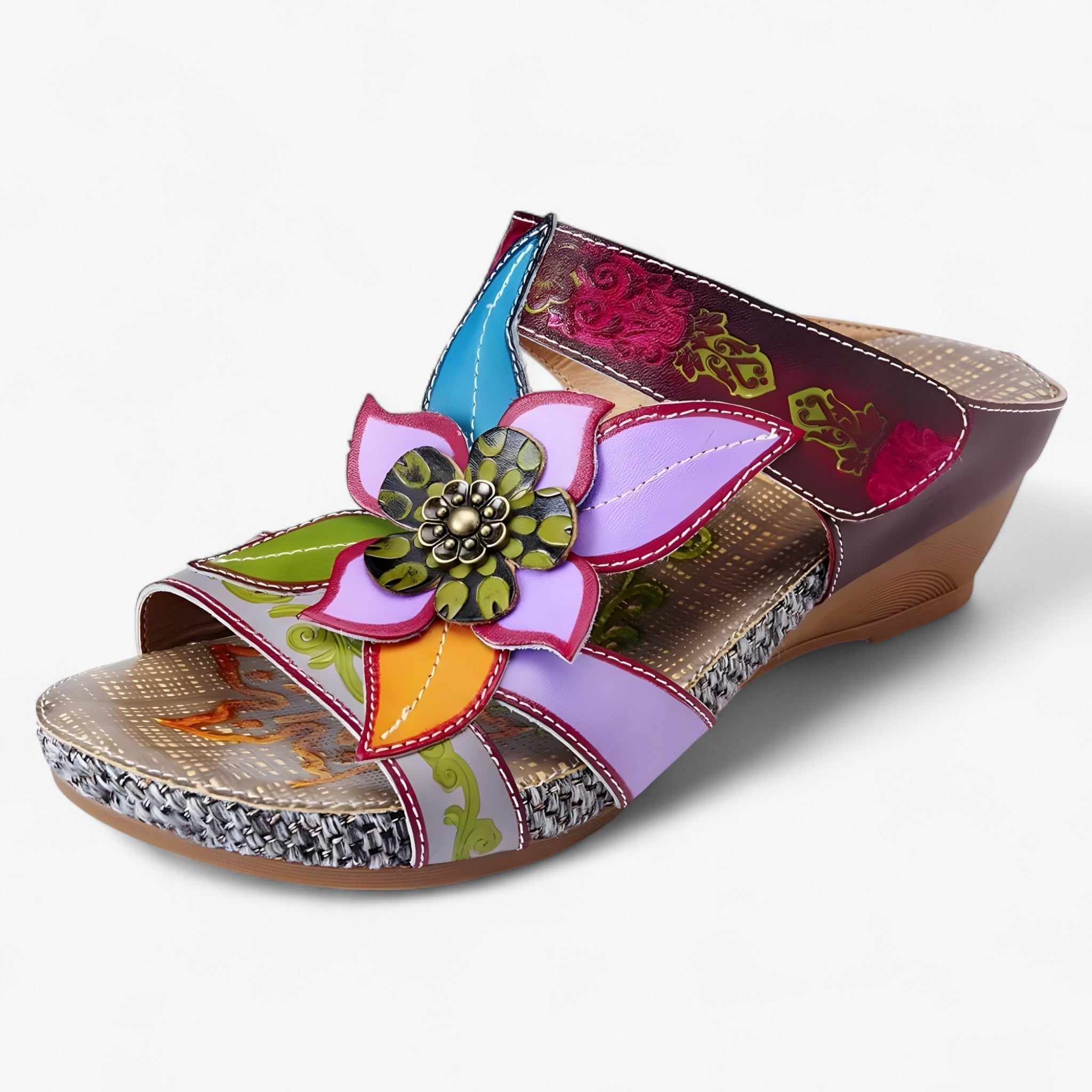 Boho sandalen voor dames met gevlochten banden – BohoStep Dolly
