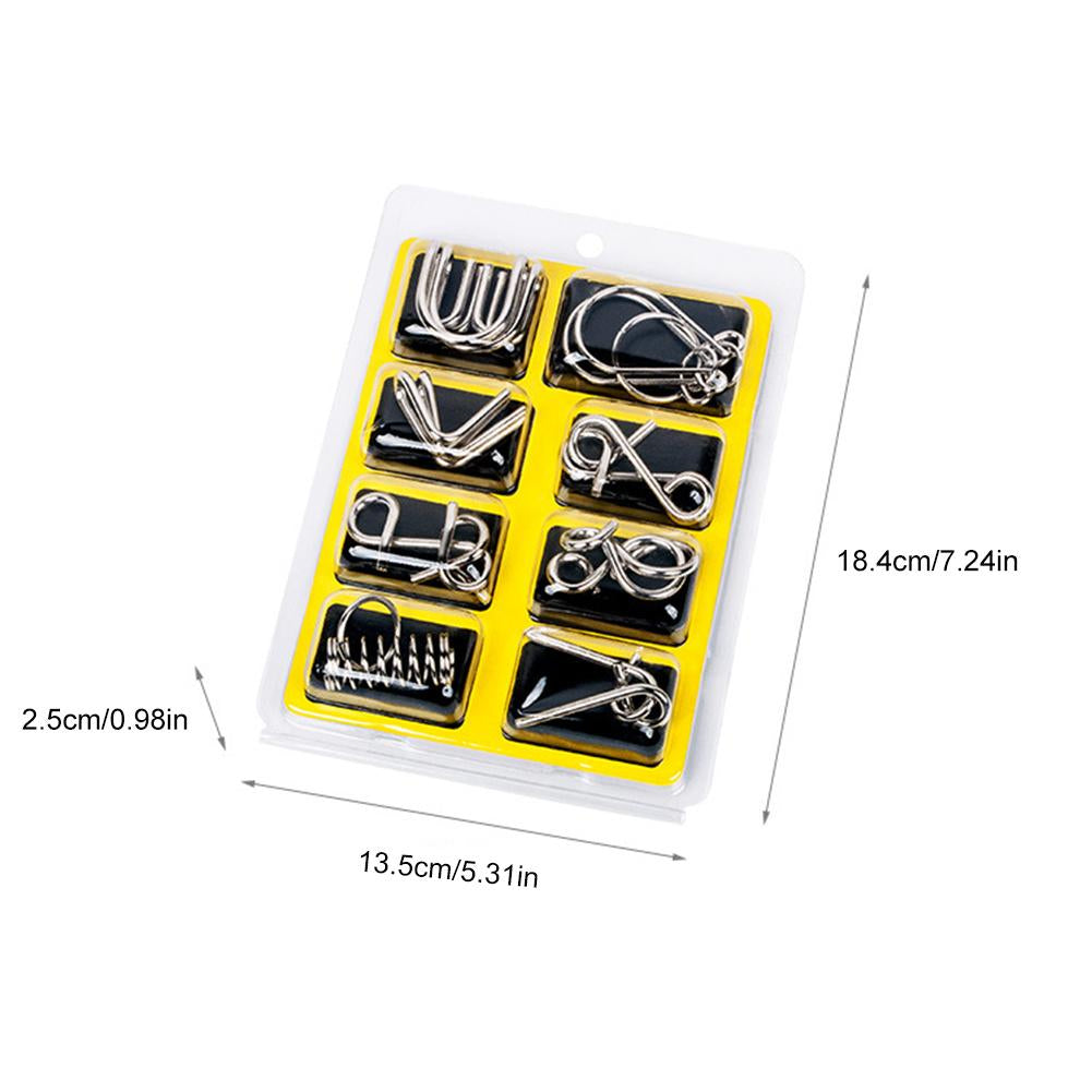 Metalen Puzzelringen Set - BrainTwist