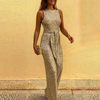Mouwloze Party-Jumpsuit Dames – Figuuraccentuerend & Feestelijk – Amira