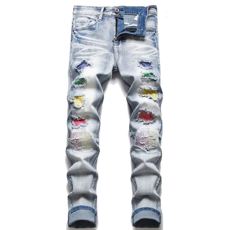 Trendy Gescheurde Herenjeans - Jaxon