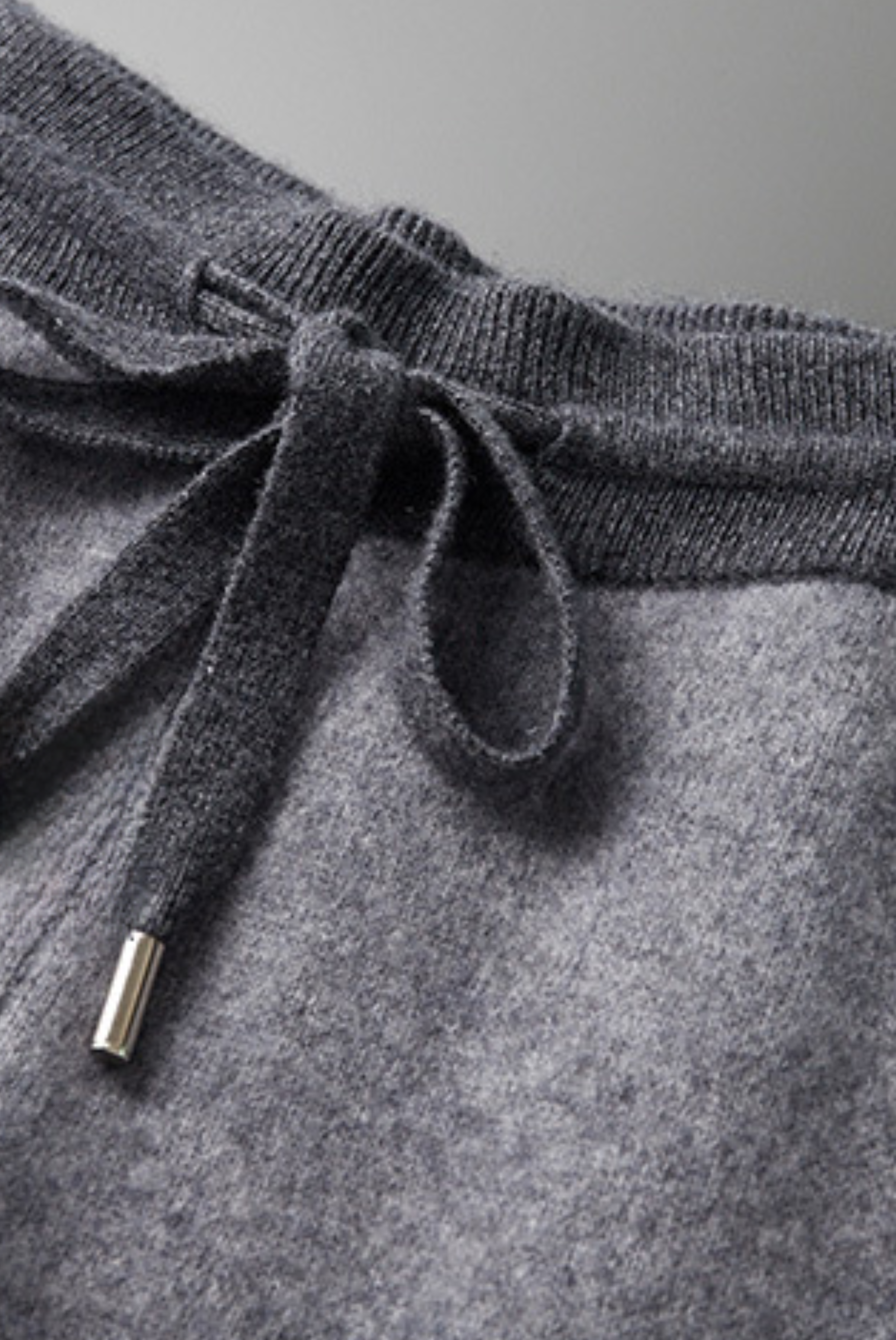 Grijze Kasjmier Merinowol Set – Vittore