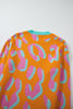 Damestrui Met Colorblock Luipaardprint En Ronde Hals – Liora