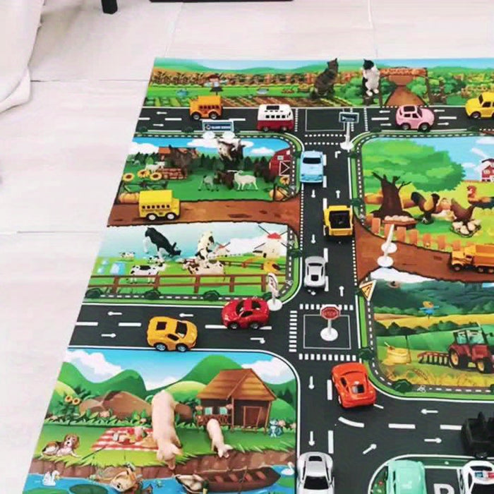 Kinder Speelkleed met Boerderij- en Verkeersthema - DuoPlay