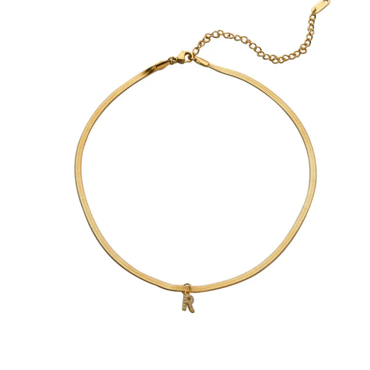 Gouden Initialen Ketting - Ella